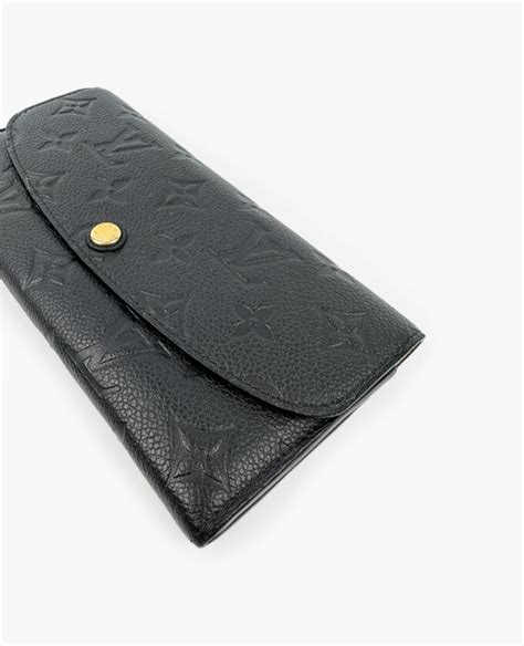 louis vuitton emelie wallet|black monogram louis vuitton wallet.